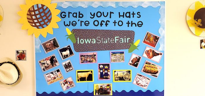 State Fair Hats display in Beebe Assisted Living