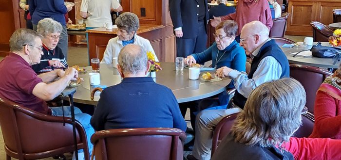Mayflower Hospitality Council's hosts and guides breakfast
