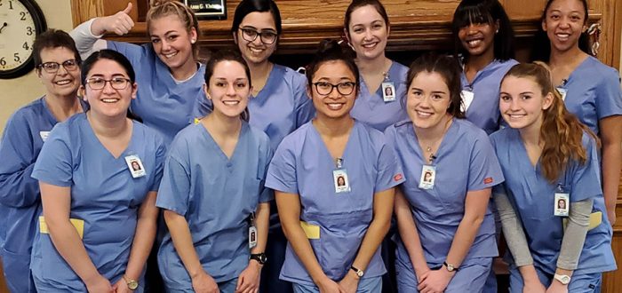 Grinnell College students to become CNAs.