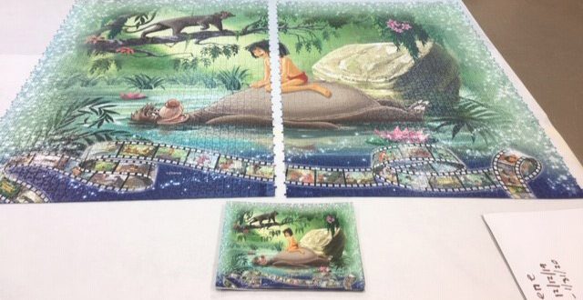 Jungle Book Puzzle near completion.