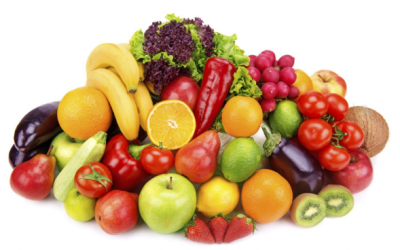 pile of fruit and vegetables