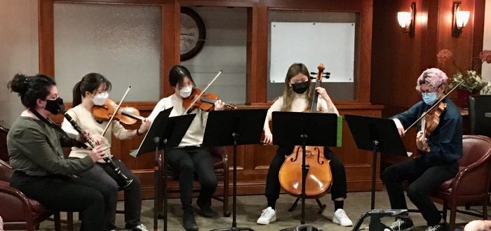 Grinnell Ensembles students perform music concert