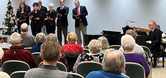 Shults and Company perform for Mayflower residents